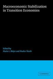 Tapa de Macroeconomic Stabilization in Transition Economies