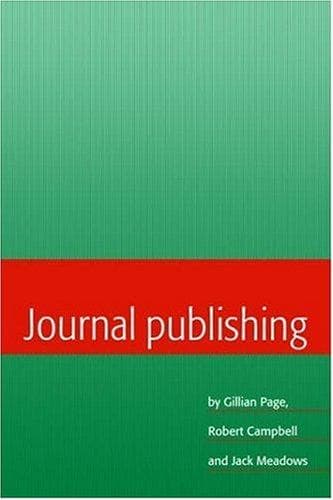 Tapa de Journal publishing