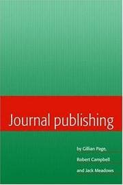 Tapa de Journal publishing