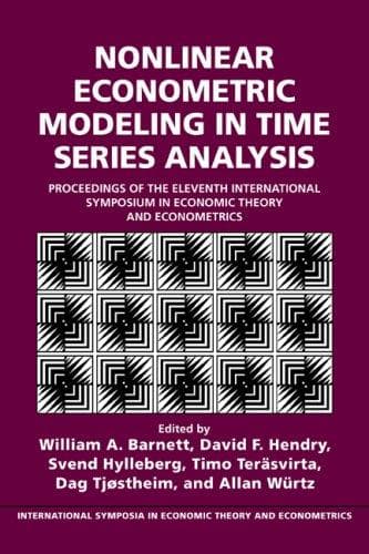 Tapa de Nonlinear Econometric Modeling in Time Series