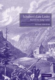 Tapa de Schubert's Late Lieder