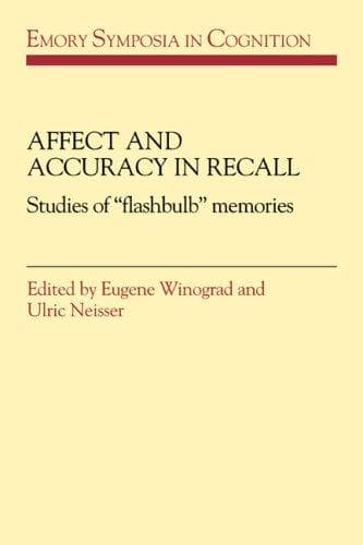 Tapa de Affect and accuracy in recall