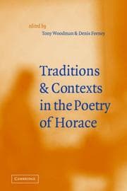 Tapa de Traditions and Contexts in the Poetry of Horace