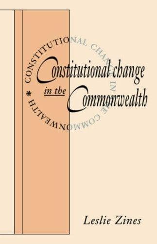 Tapa de Constitutional Change in the Commonwealth