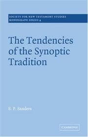 Tapa de The Tendencies of the Synoptic Tradition