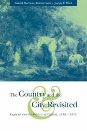 Tapa de Country and the City Revisited