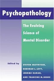 Tapa de Psychopathology