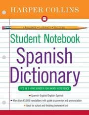 Tapa de HarperCollins Student Notebook Spanish Dictionary