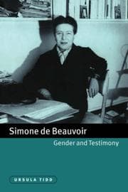Tapa de Simone de Beauvoir, Gender and Testimony