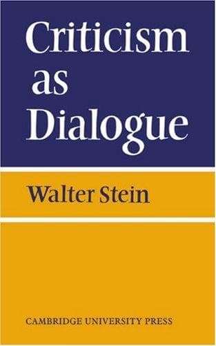 Tapa de Criticism As Dialogue