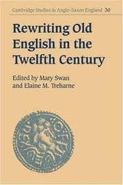 Tapa de Rewriting Old English in the Twelfth Century