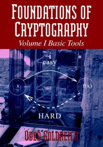 Tapa de Foundations of Cryptography