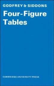 Tapa de Four-Figure Tables