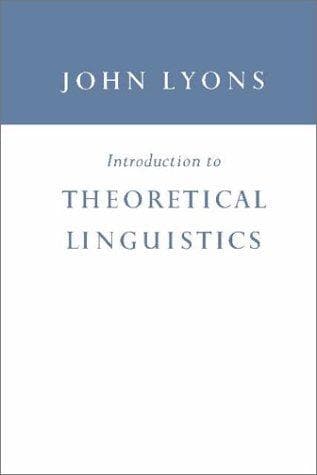 Tapa de Introduction to theoretical linguistics