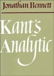Tapa de Kant's Analytic
