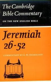 Tapa de The book of the prophet Jeremiah, chapters 26-52