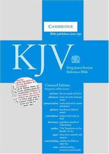 Tapa de KJV Concord Reference Edition