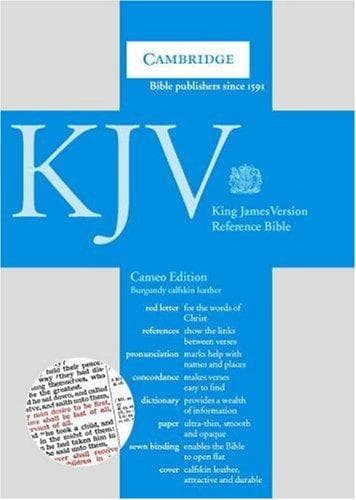 Tapa de KJV Cameo Reference Edition