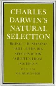 Tapa de Charles Darwin's natural selection