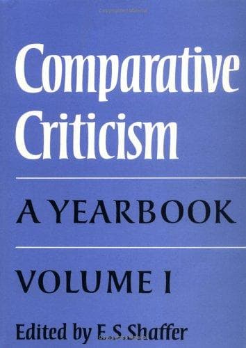 Tapa de Comparative Criticism
