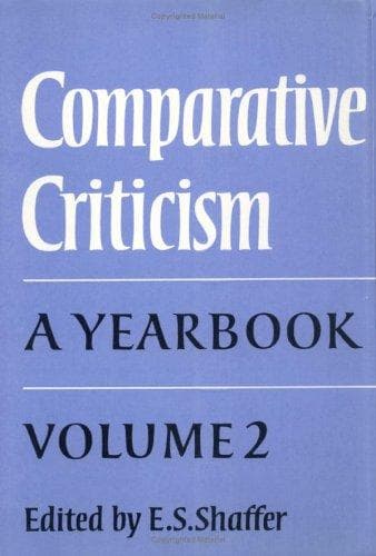 Tapa de Comparative Criticism