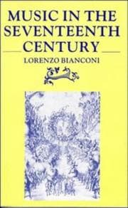 Tapa de Music in the seventeenth century