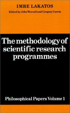 Tapa de The Methodology of Scientific Research Programmes