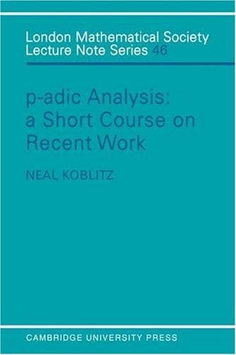 Tapa de P-adic analysis