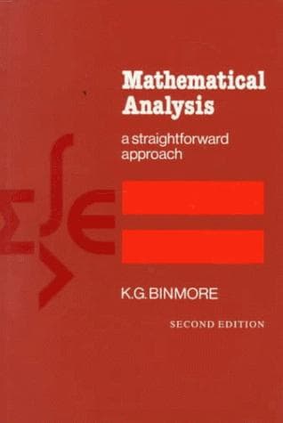 Tapa de Mathematical Analysis