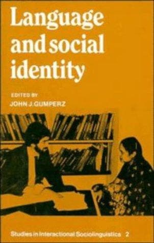 Tapa de Language and social identity
