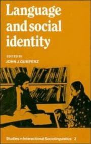 Tapa de Language and social identity