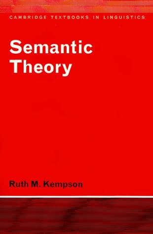 Tapa de Semantic theory