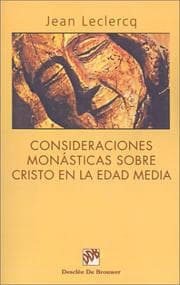 Tapa de Consideraciones Monasticas Sobre Cristo En LA Edad Media