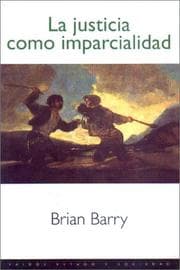 Tapa de La Justicia Como Imparcialidad