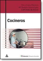 Tapa de Cocineros. Test y Casos Prácticos del Temario General para Oposiciones