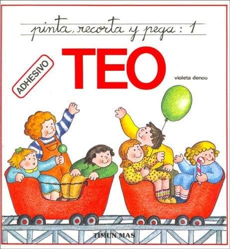 Tapa de Pinta, Recorta y Pega Teo