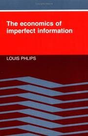 Tapa de The economics of imperfect information