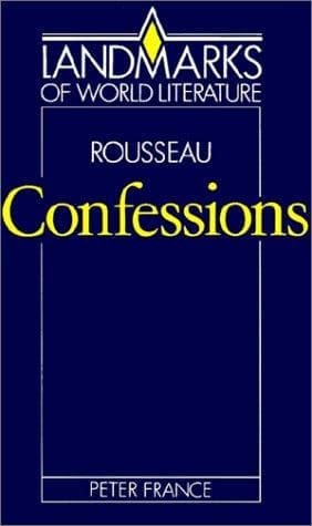 Tapa de Rousseau, Confessions