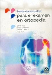 Tapa de Tests Especiales Para El Examen En Ortopedia