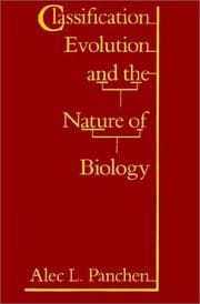 Tapa de Classification, evolution, and the nature of biology