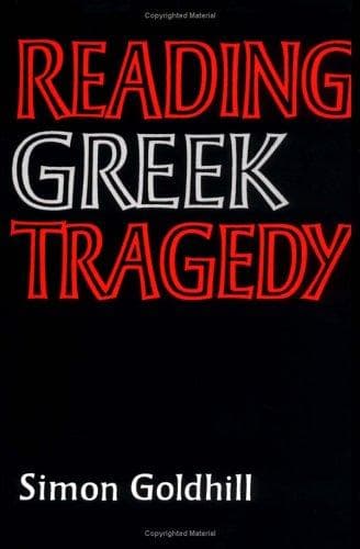 Tapa de Reading Greek tragedy
