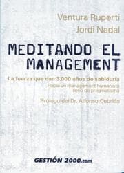 Tapa de Meditando el management