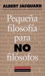 Tapa de Pequeña Filosofia Para No Filosofar