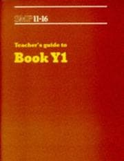 Tapa de SMP 11-16 Teacher's Guide to Book Y1
