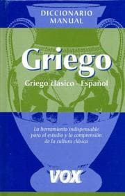 Tapa de Diccionario manual Griego/ Greek Handbook Dictionary