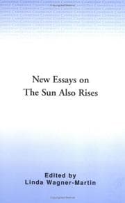 Tapa de New essays on The sun also rises