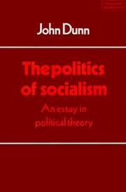 Tapa de The politics of socialism