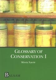 Tapa de Glossary of Conservation 1