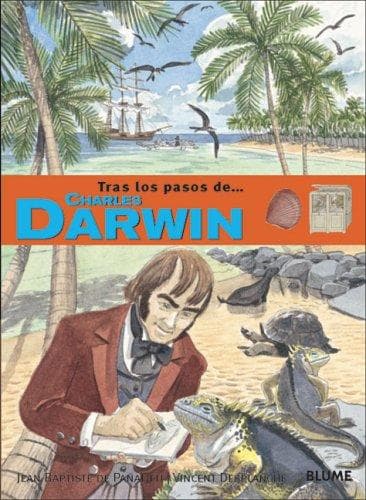 Tapa de Charles Darwin (Tras los pasos de . . . Series)