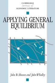 Tapa de Applying general equilibrium